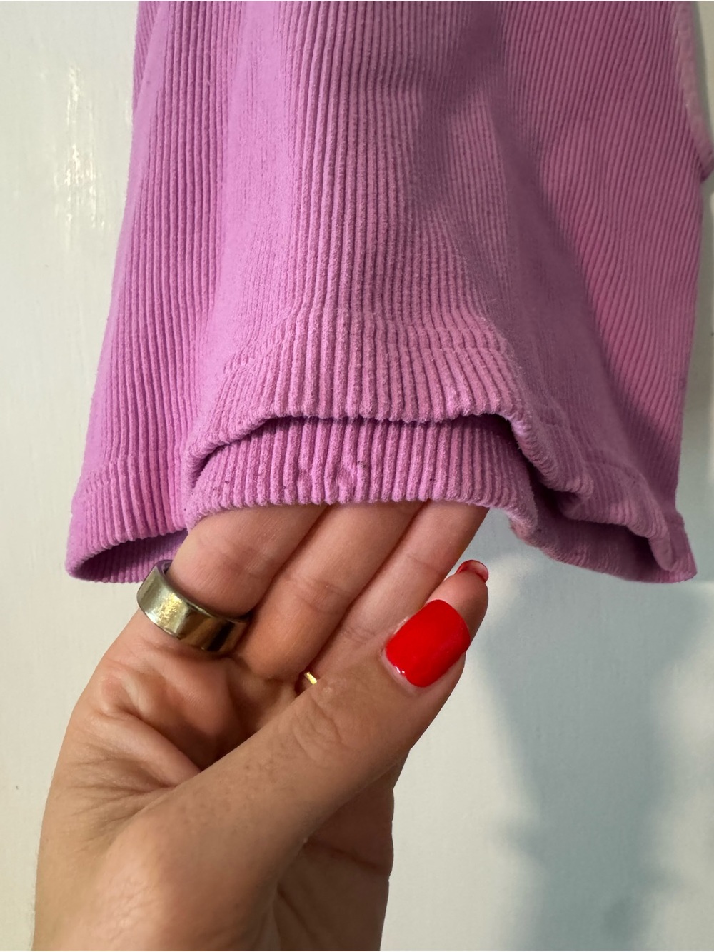 Free People Pink Ribbed Halter Tank - Picture 2 of 4